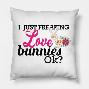 Bunny - I just freaking love bunnies OK? Pillow