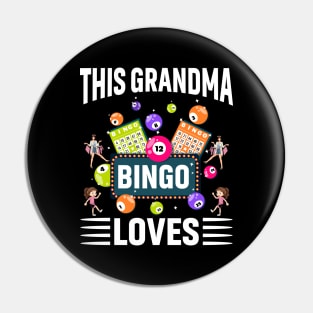 This Grandma Loves Bingo Pin