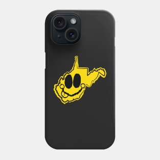 West Virginia Happy Face with tongue sticking out Phone Case