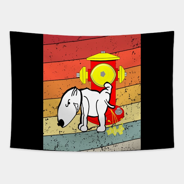 feisty dog Tapestry by STAR SHOP