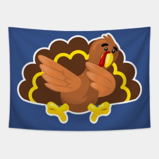 Dab turkey for kids Tapestry