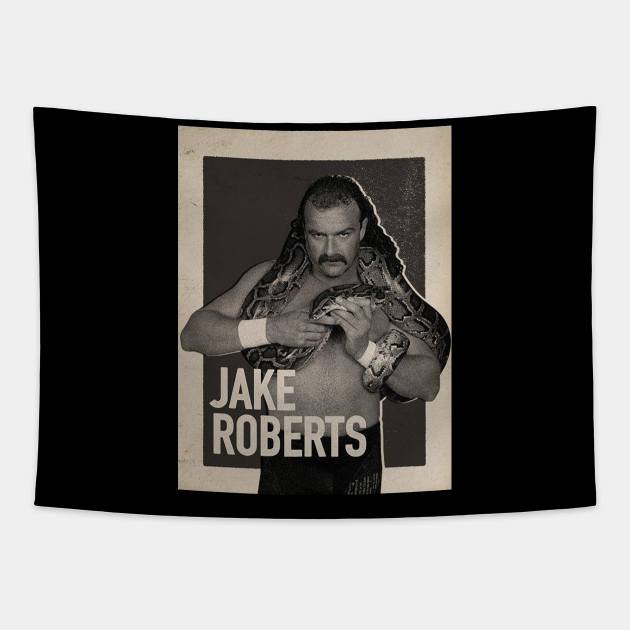 Jake Roberts Vintage Tapestry by nasib