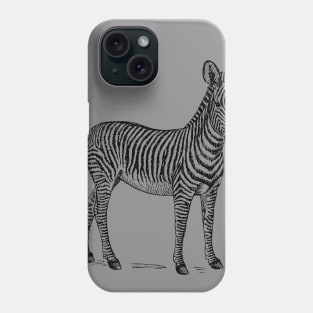 Zebra Rustic Phone Case