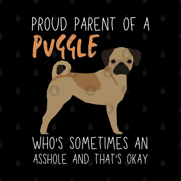 Proud Parents of Puggle Pet Dog by Azulan Creatives