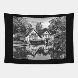 Goring on Thames Boathouses Tapestry