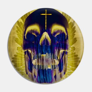 Spiritual art Skull Pin