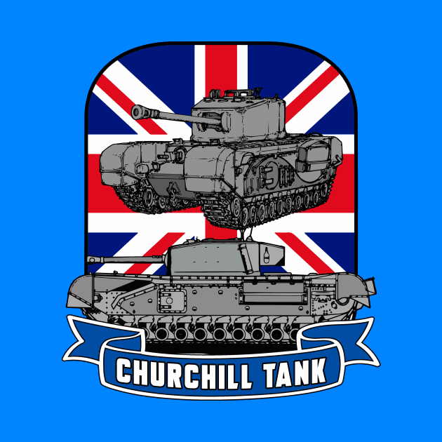 CHURCHILL TANK by theanomalius_merch