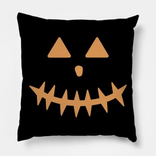 Pumpkin Face Halloween Season Pillow