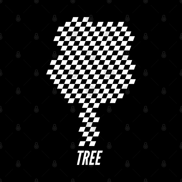 Checkered Tree by Felipe G Studio