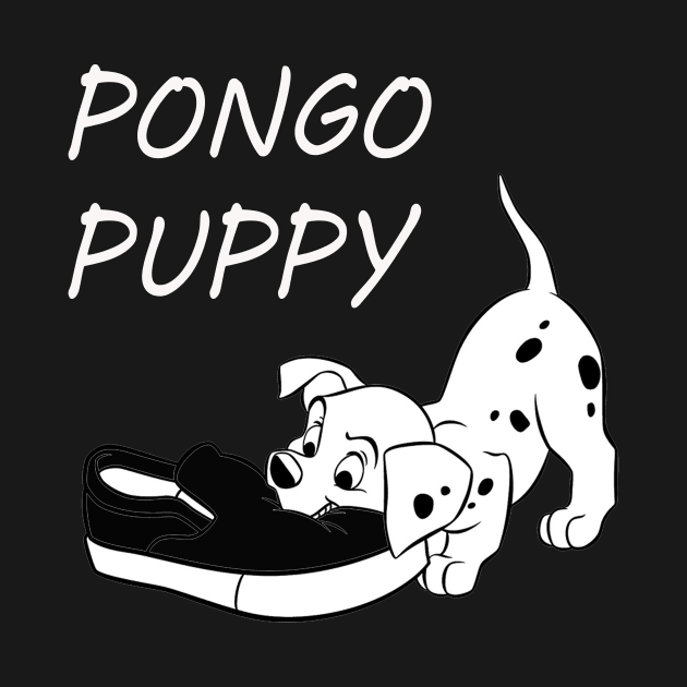 dalmatians puppies pongo biting shoes by LOVILOVI