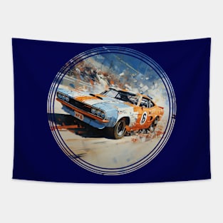 70s Racing Style Tapestry