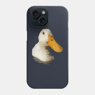 Nerdy Large Beaked White Duck Profile Phone Case