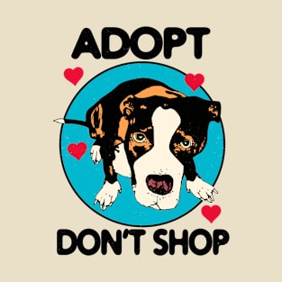 Adopt Don't Shop - For Dog Lovers T-Shirt