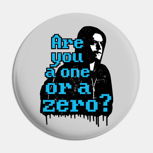 Mr. Robot "Are You A One Or A Zero?" Elliot Alderson Pin by CultureClashClothing