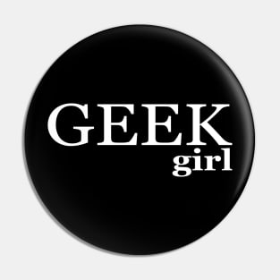 Geek Girl Pin