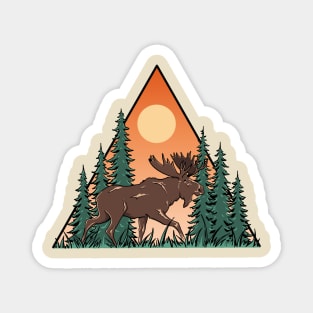 Moose Warning Magnet