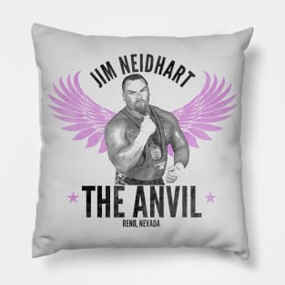 Jim The Anvil T-Shirt Distressed Pillow