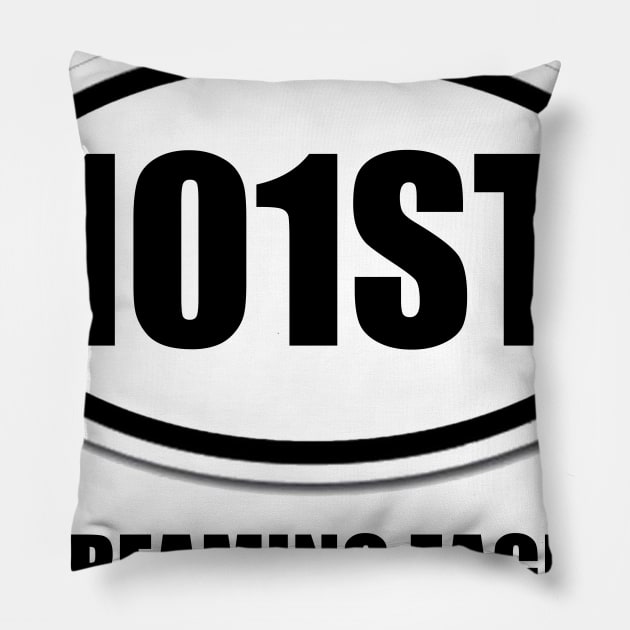 101ST Airborne Oval V.2 Pillow by thomtran