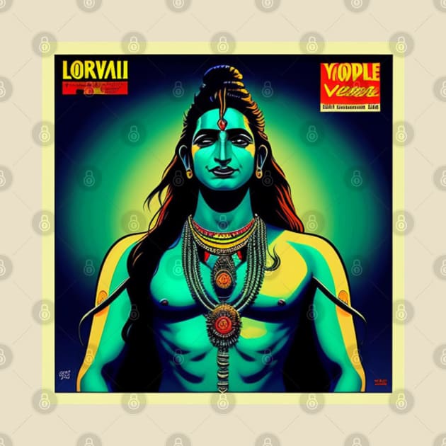 Dancing With Lord Shiva Vinyl Record Vol. 8 by musicgeniusart