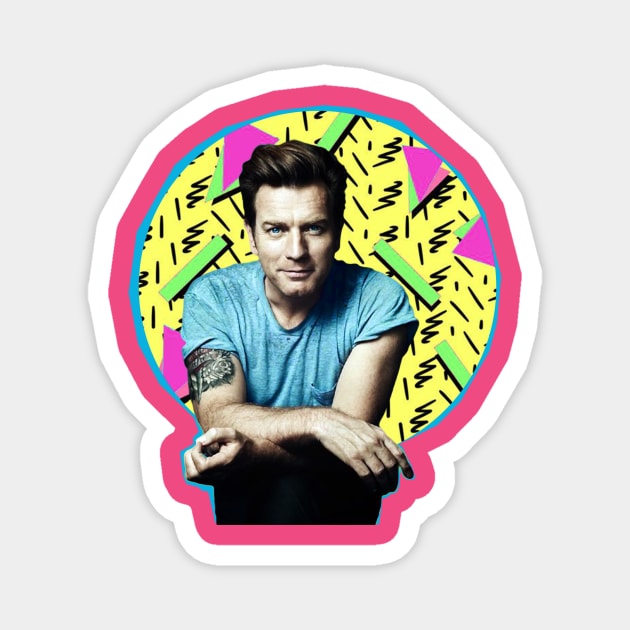 Ewan McGregor Magnet by austyndelugoart