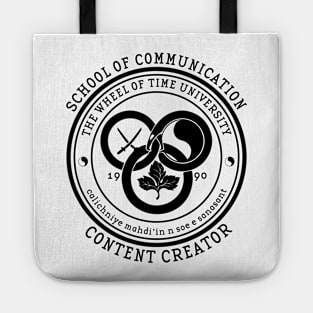 The Wheel of Time University - School of Communication (Content Creator) Tote