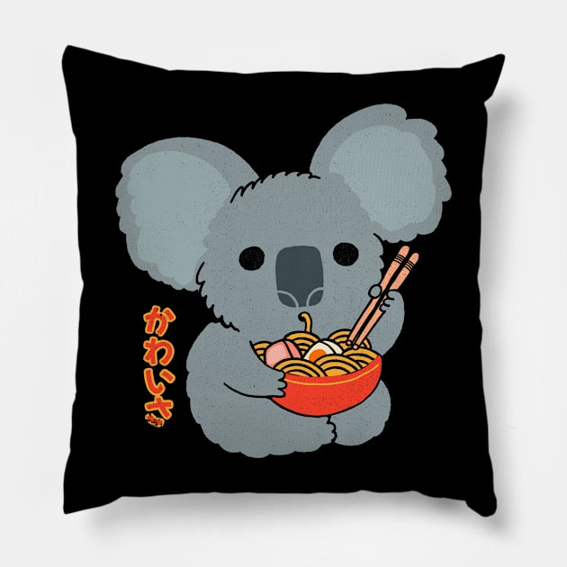 Ramen Koala Pillow by ppmid