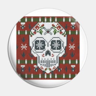 Hippie Sabotage Jack Skellington Santa Skull Christmas Dnd Fun Popart Style Pin