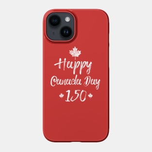 Vintage Happy Canada Day 2017 Canada 150 Anniversary Phone Case
