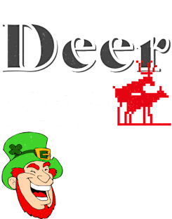 Oh Deer its rutting season in liver land I Irish Leprechaun Magnet