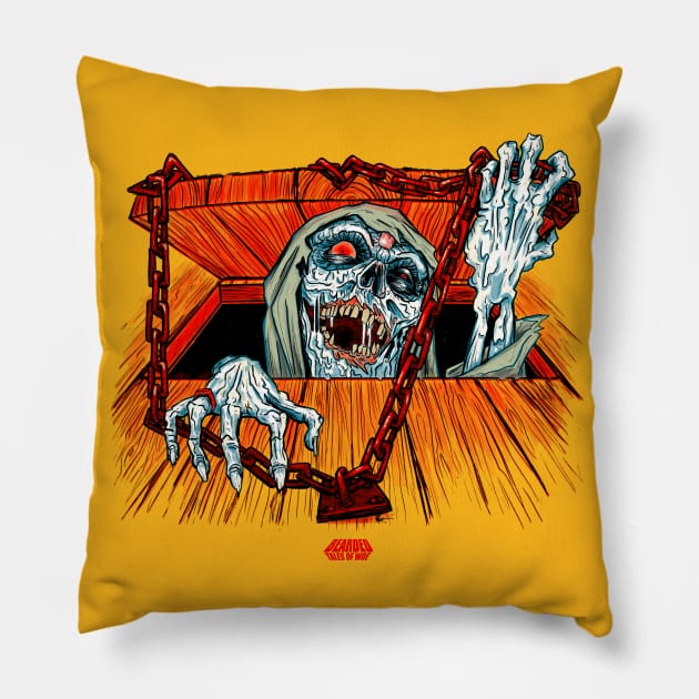 Cellar Ghoul Pillow by Bearded Tales Of Woe