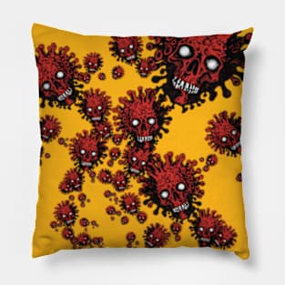 Zombie COVID Swarm Pillow