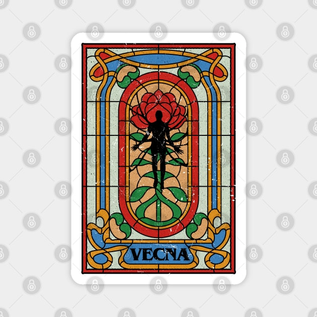 vecna door roses Magnet by redwane