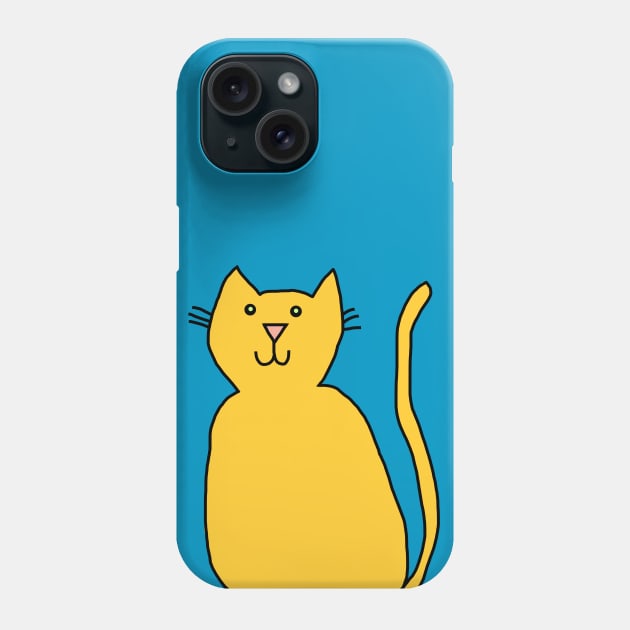 Cute Cat Doodle for Kids Phone Case by ellenhenryart