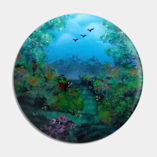 Beautiful garden landscape Pin