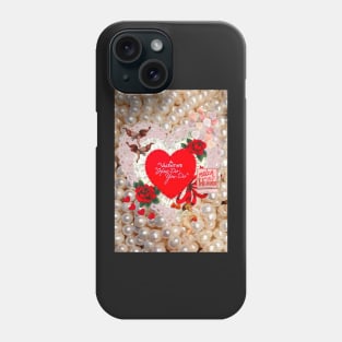 valentine’s day card Phone Case