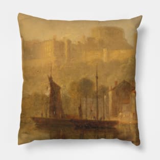 Windsor Castle from the Thames by William Daniell Pillow