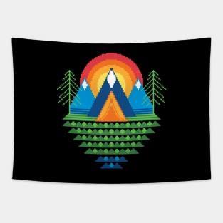 Pixel Nature Tapestry