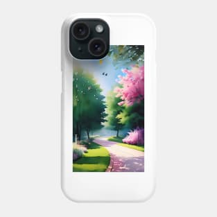 Spring Morning Walkway Phone Case