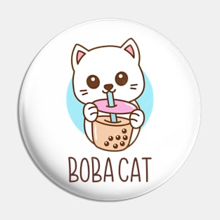 Boba cat Pin