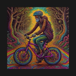 Trippy bicycle guy T-Shirt