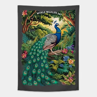 WORLD WILDLIFE DAY Tapestry