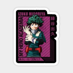 My Hero Academia: Midoriya’s Journey to Greatness Magnet