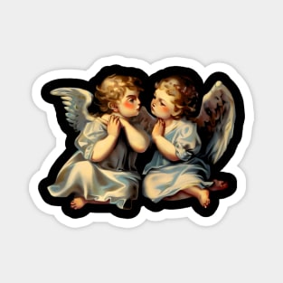 Angels - Renaissance Painting Vintage Putto Magnet