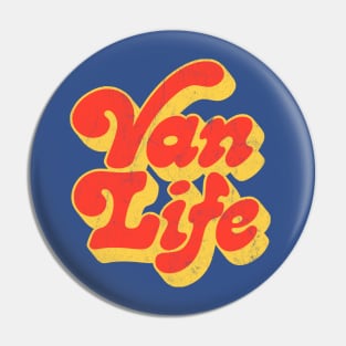 Van Life  / Faded Thrift Style Retro Design Pin