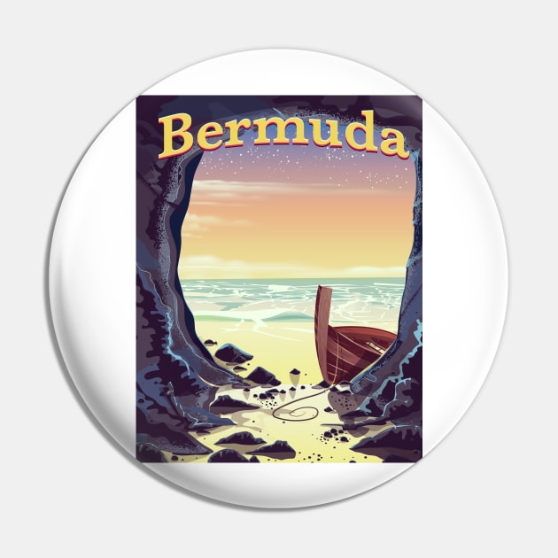 Bermuda Sea Cave Pin by nickemporium1