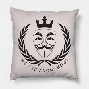 we are anonymous Pillow