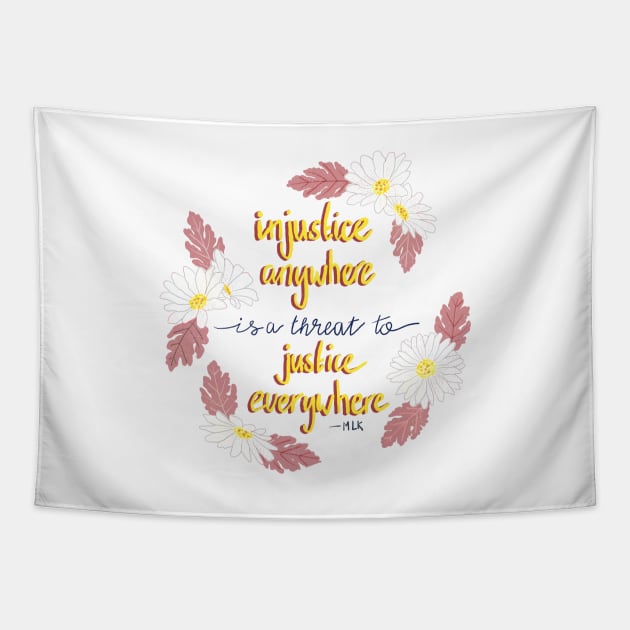 Martin Luther King quote Tapestry by RosanneCreates