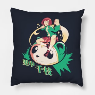 Fighting Girl Pillow