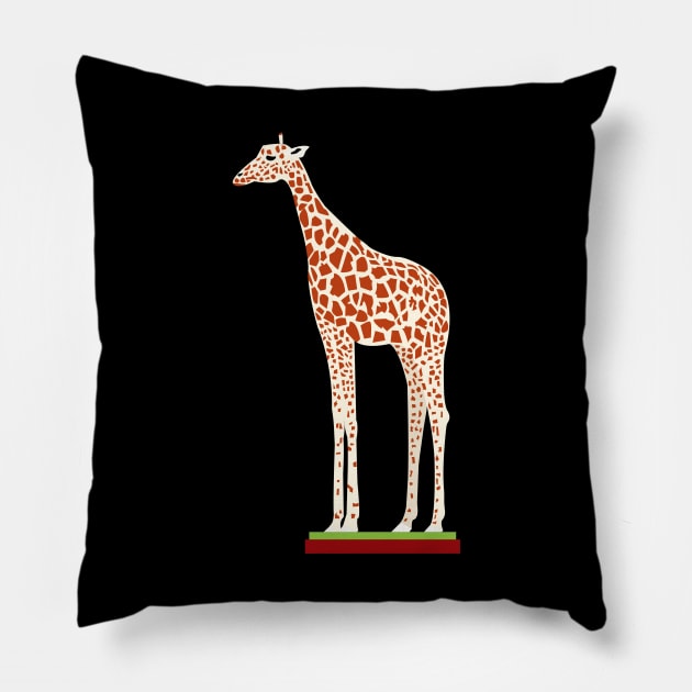 Giraffe Pillow by momomoma