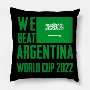 Saudi Arabia Beat Argentina Pillow